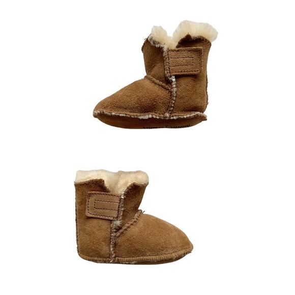 Minnetonka Shearling Booties Size 1 - Picture 2 of 5